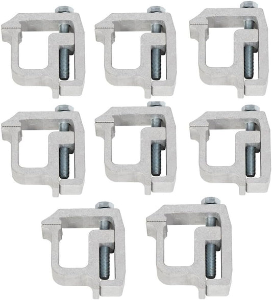 ya 5 8.10 8-Pack Truck Cover Mount Camper Aluminum Shell Mounting Clips Heavy Duty Sheet