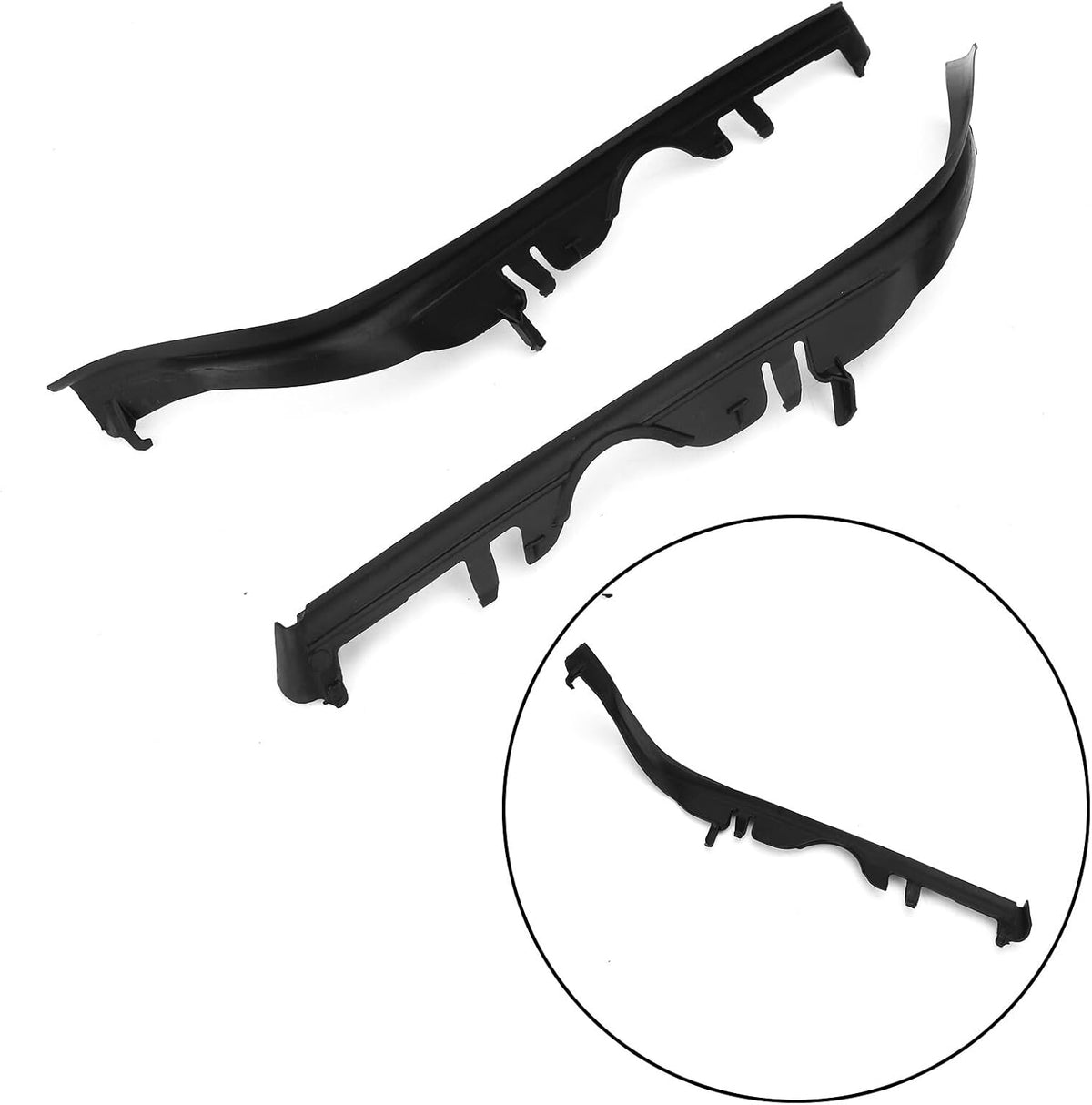 ya 10 9.16 zhengce L+R Pair Upper Headlight Headlamp Gaskets Sealing Strip For 5 E39 99-03