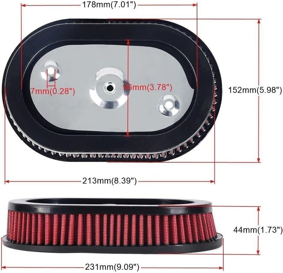 ya 15 10.19 zhengce Air Filter Cleaner Element Replacement for Harley M8 Softail 18-23 Touring