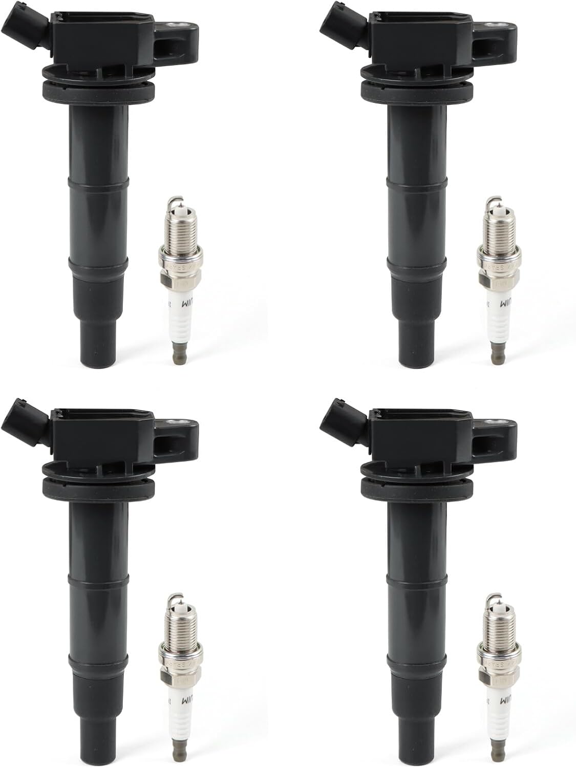 ya 9 10.24 4 Ignition Coil & 4 Iridium Spark Plug for Toyota Camry 2002-2011 2.4L UF333