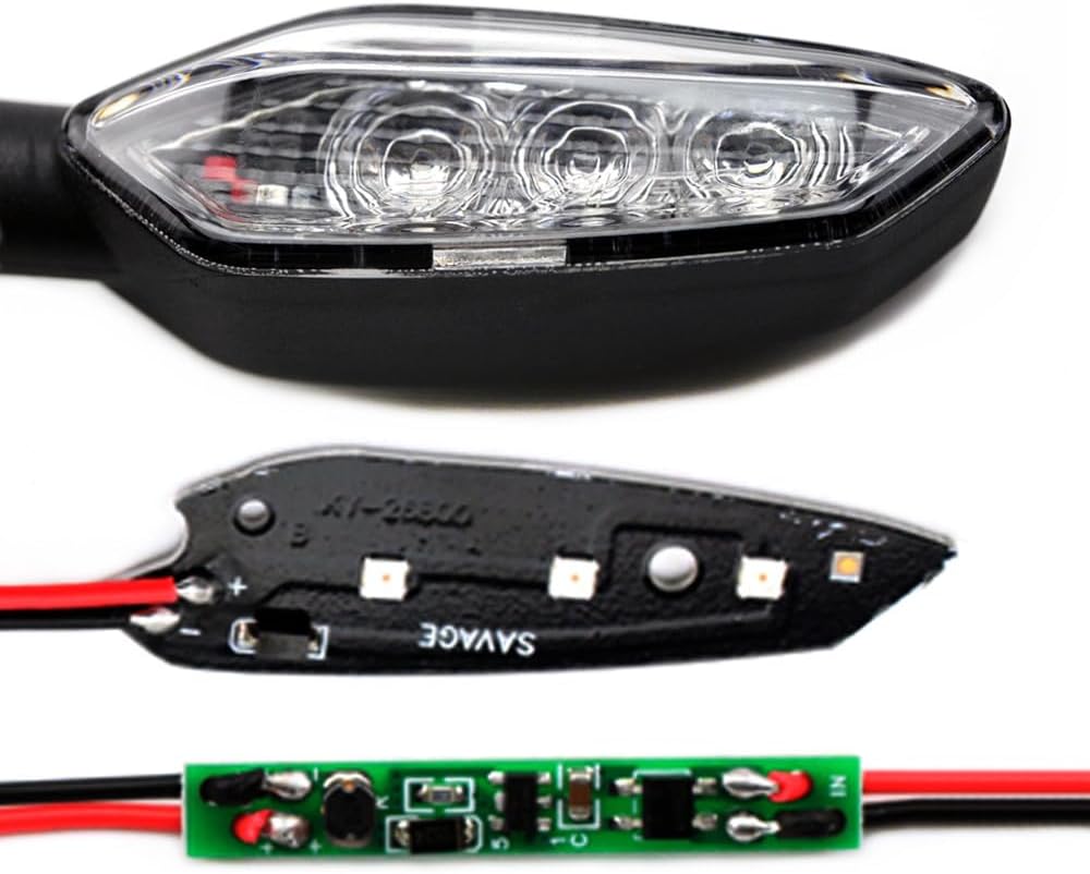 ya 23 10.7 baidi LED Turn Signal Indicator Lamp for Kawasaki Z900/RS Z1000 Z650 Z H2 ER-6N KLR650
