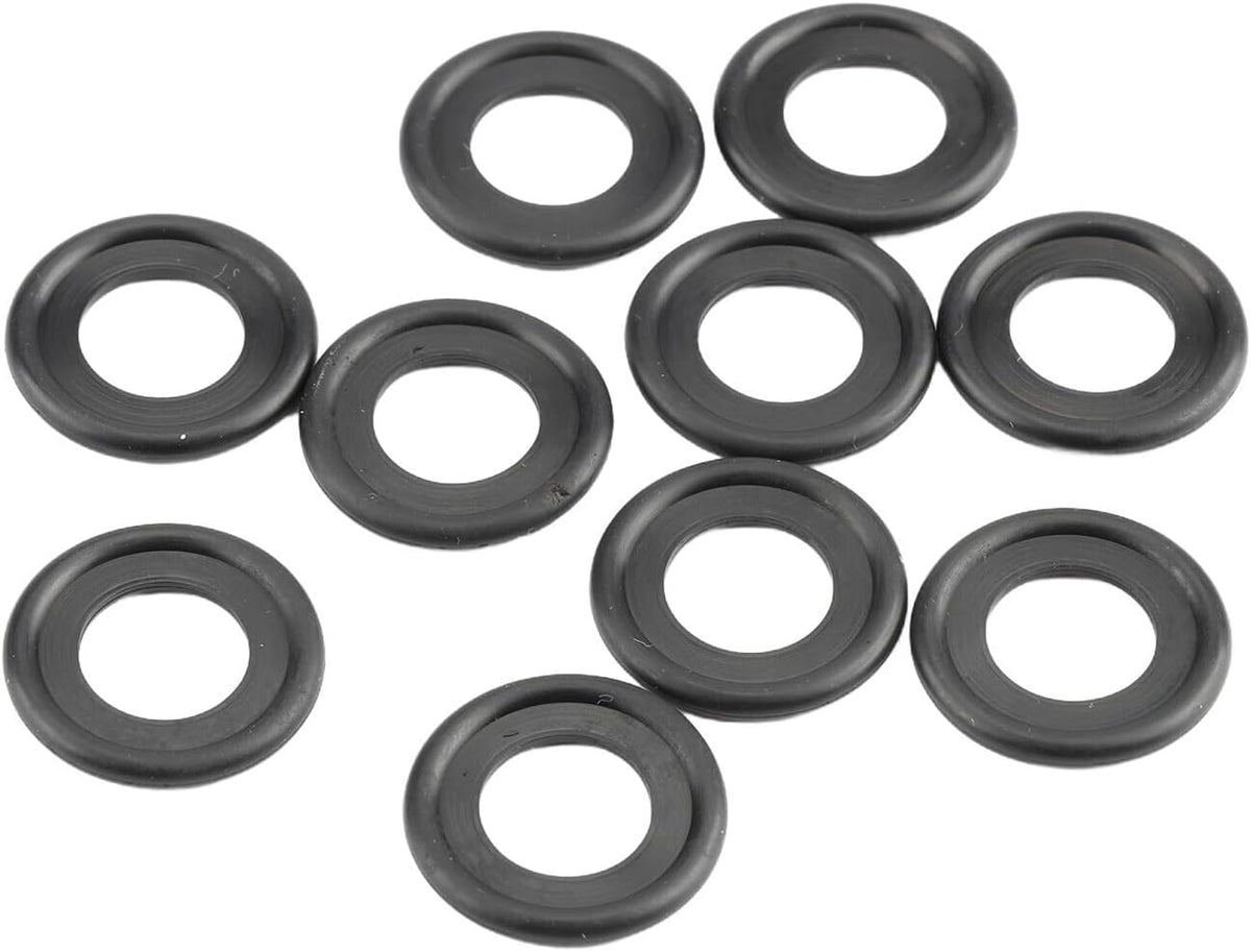 ya 9 10.24 10PCS 3536966 For GM New M11 Universal Rubber Oil Drain Plug Gaskets 12616850