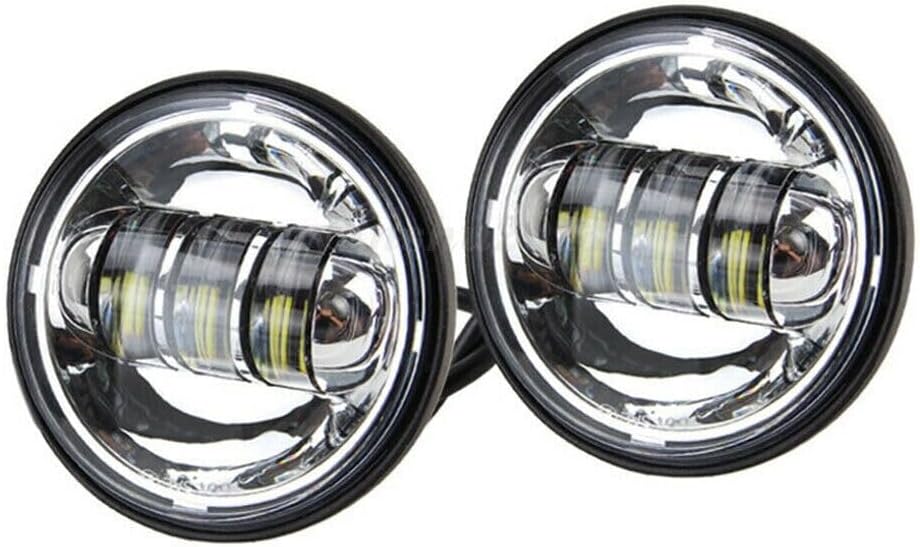 ya 4 8.24 baidi Paar 4.5 LED Nebelscheinwerfer Zusatzscheinwerfer Tagfahrlicht f¨¹r Harley 12V