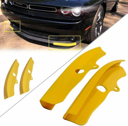 ya 4 8.14 Front Bumper Lip Splitter Protector Fit for Dodge for Challenger R/T/Scat Pack 15-2020