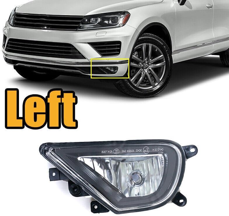 ya 4 8.8 Left front bumper fog lamp driving lamp for VW Touareg 2016 2017 2018