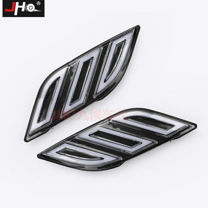 ya 7 8.24 baidi LED Daytime Running Light Car Fender Vent Turn Signal Lamp for Ford F150 Raptor