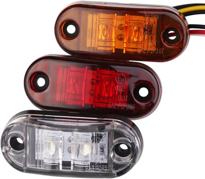 ya 13 9.15 baidi 2Pcs Rear Light Dual Color High Brighness Lamp Turning Signal Indicator Light