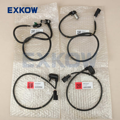 ya 9 10.24 4PCS/Set ABS Sensor for Mitsubishi for Pajero 1991-1999 MR307046 MR334712 MR332667