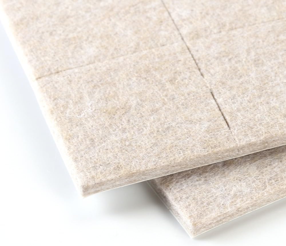 ya 26 10.21 baidi 8 Pcs Table and Chair Mats Square Felt Pads Floor Protector for Furniture