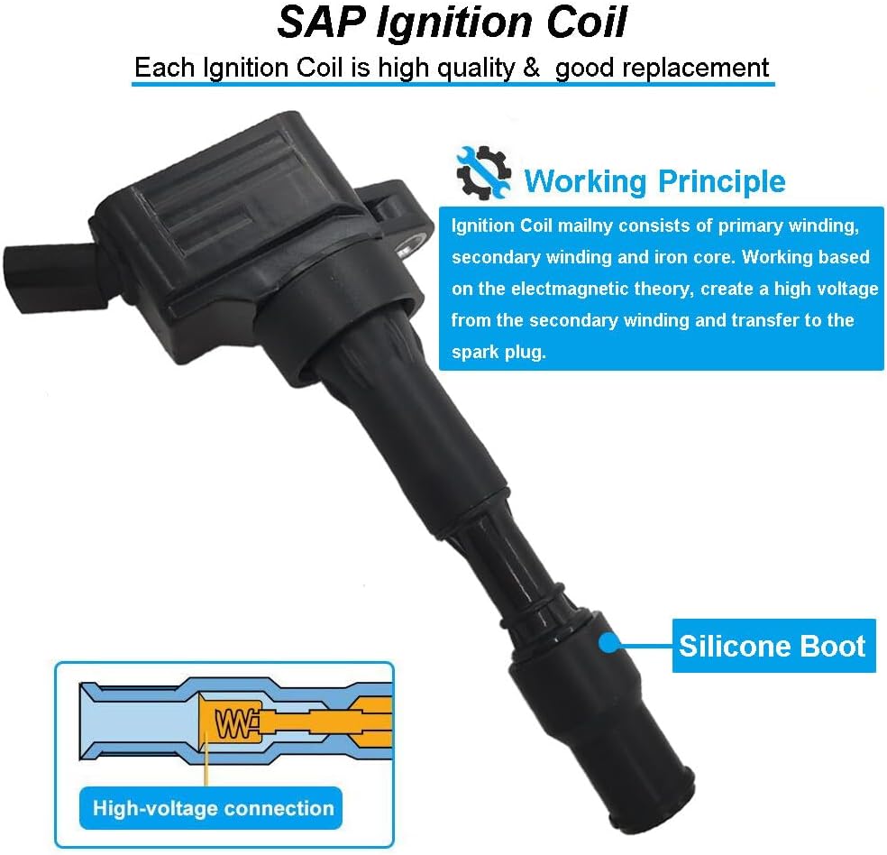 ya 4 8.14 Ignition Coil for Hyundai for Elantra Kona Sonata for Veloster for Elantra for Kia Forte UF816
