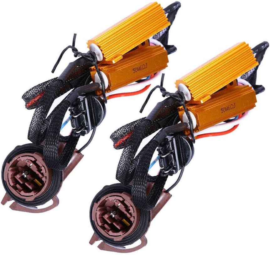 ya 13 9.15 baidi LED Front Turn Signal Load Resistor Adapter Anti-Over Flash Error Canceller