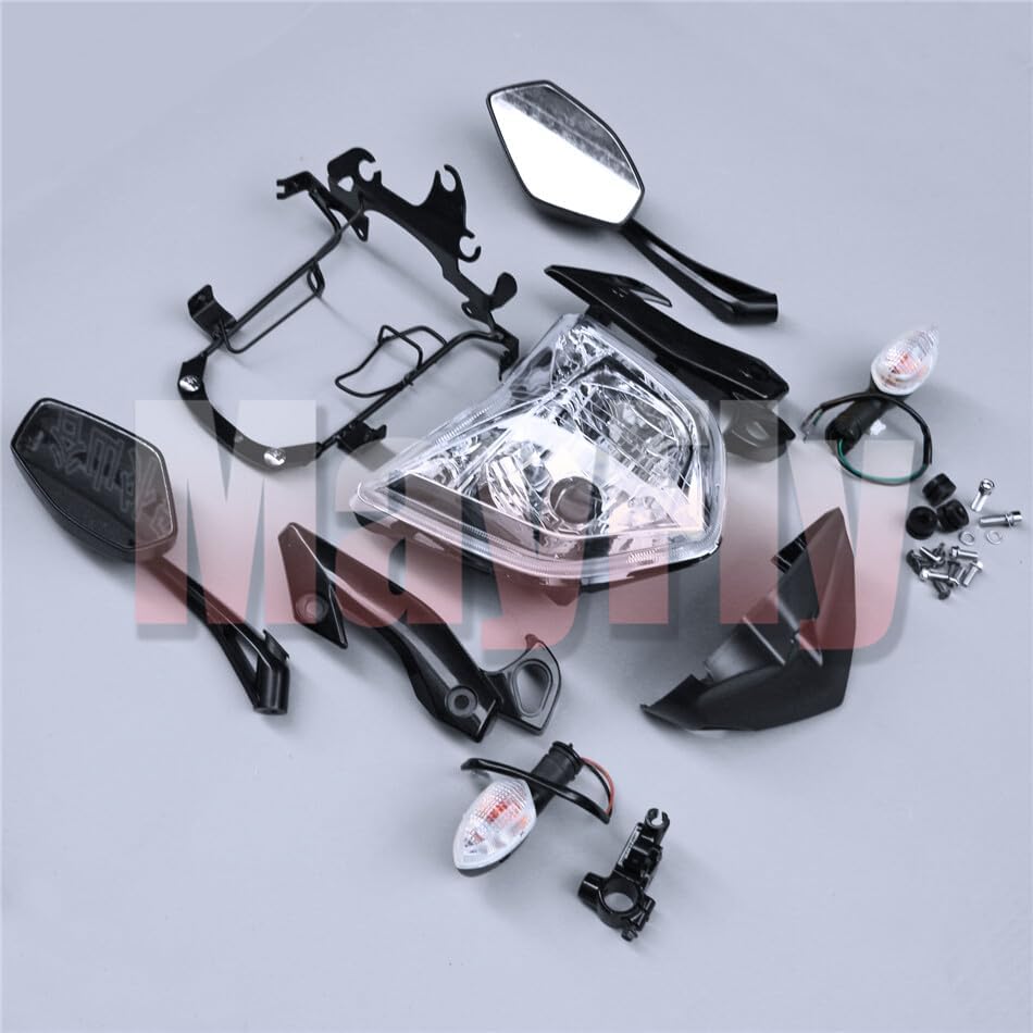 ya 6 8.24 baidi Turn Light Mirror Brakcet Headlight Assembly Set Fit for Yamaha FZ1N 2006-2015