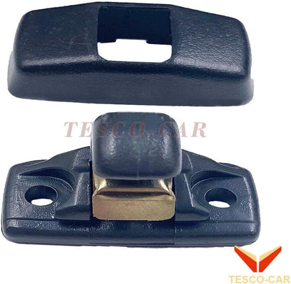 ya 11 9.14 baidi1*Interior Sun Visor Hooks + Covers Set Soul Black for Audi A2 A3 A5 for A4 2000-