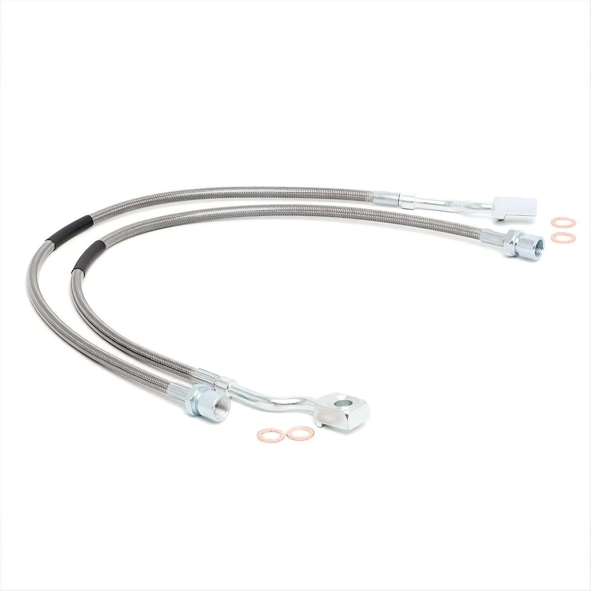 ya 10 9.16 baidi 2PCS 89370 Front Steel Extended Brake Lines for Chevy for Silverado 1500 2/3500 HD