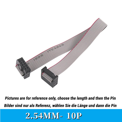 ya 16 10.20 baidi 6-64 Pin 2.54mm Pitch Female to Female IDC Flat Ribbon Extension 10CM-5M Long