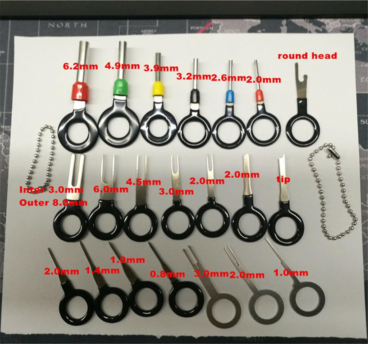 ya 6 8.14 Wire Terminal Removal Tool Car Motorcycle Electrical Wiring Crimp Connector Pin