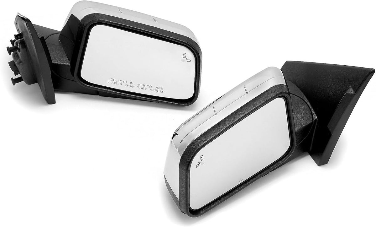 ya 11 9.14 baidiKUAFU Mirror Power Heated Puddle Spotter Driver Passenger For 2011-14 for Ford Edge