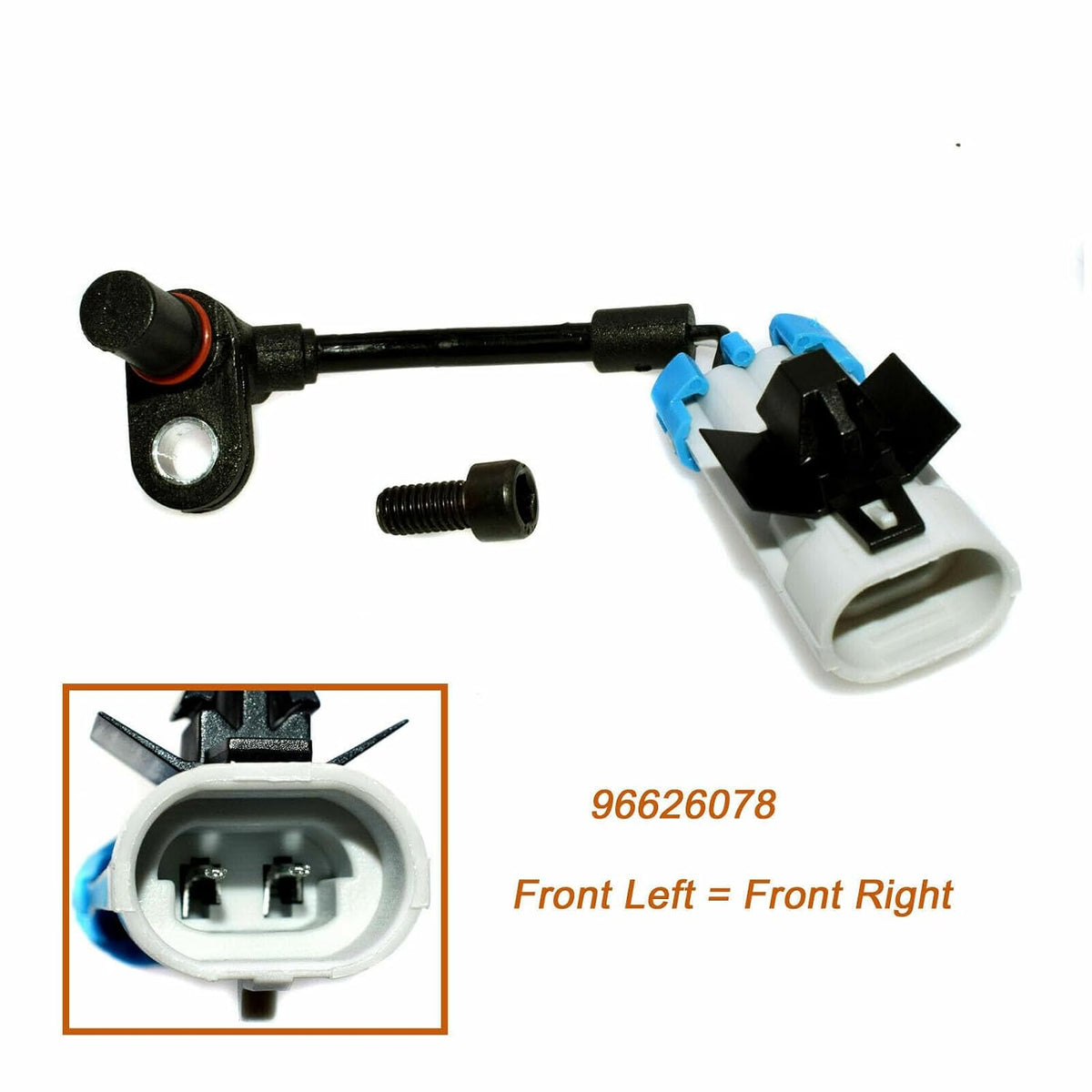 ya 6 8.14 Front Left ABS Wheel Speed Sensor for Chevrolet for Saturn Equinox 96626078
