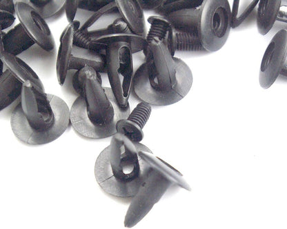 ya 2 8.15 Set of 50 Wheelbox Cover Clips NA0156145 for Nissan for Ford for Mazda Black