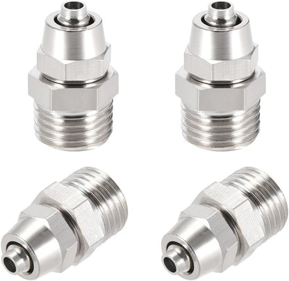 ya 14 9.20 baidi Re ble Fitting, 1/4 G Male x 13/64 Hose ID Quick Coupler Air Hose Plug 4pcs-1