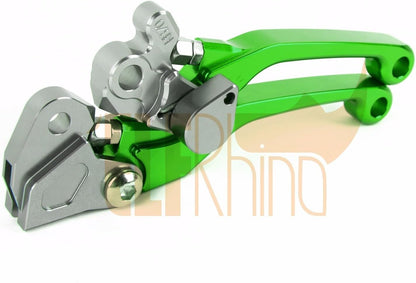 ya 8 8.24 baidi for Kawasaki KX112 2022-2023 Pivot Clutch Brake Levers CNC Pair KX 112 Green