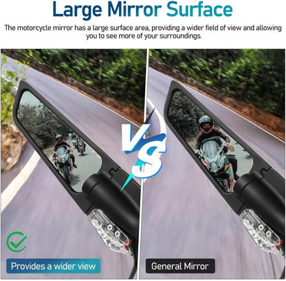 ya 2 8.15 Motorbike Rear View Mirror Mount Electric Rearview Motorcycle Side Mirrors