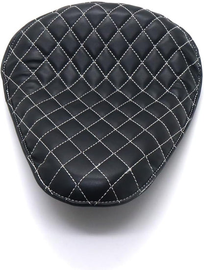 ya 4 8.8.2 New Black Synthetic Leather Diamond SOLO Driver for Seat for Harley Chopper Bobber