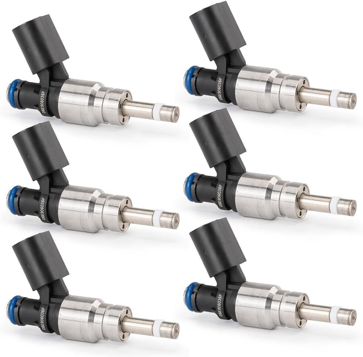 ya 10 9.16 baidi 6Pcs Fuel Injectors for 2008-2012 for Audi A4 A5 Quattro A6 Q5 3.2L V6 06E906036F