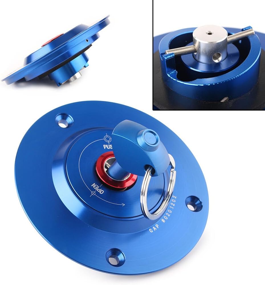 ya 5 8.24 baidi Fuel Filler Cover Gas Tank Cap w/Key for Suzuki GSXR1000/600 750 Hayabusa Blue