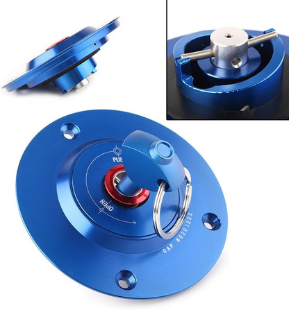 ya 5 8.24 baidi Fuel Filler Cover Gas Tank Cap w/Key for Suzuki GSXR1000/600 750 Hayabusa Blue
