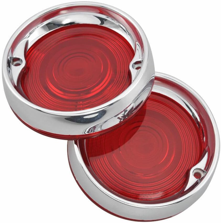 ya 4 8.14 2-piece turn signal lens border decorative ring suitable for Harley Road King Touring 1986-2022