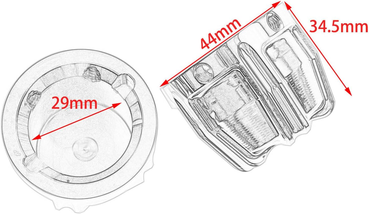 ya 2 8.15 Chrome Front Axle Nut Cover Cap CNC Fit for Harley Softail Fat Boy Dyna Touring