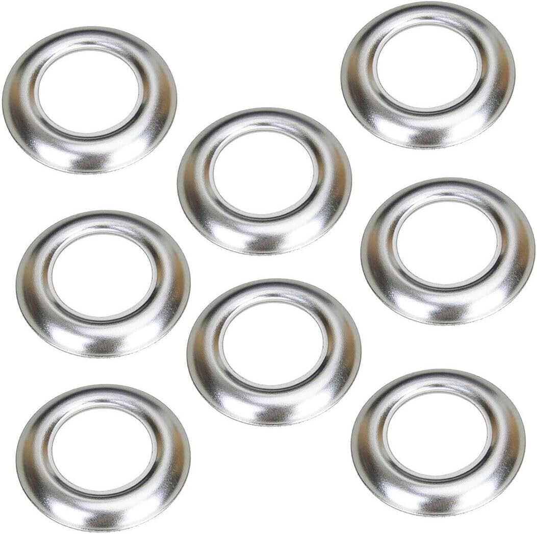 ya 4 8.14 50 Pack 3/4 Inch Round Chrome Bezel Fits Truck Trailer LED Marker Light Covers po @