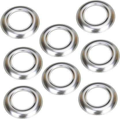 ya 4 8.14 50 Pack 3/4 Inch Round Chrome Bezel Fits Truck Trailer LED Marker Light Covers po @