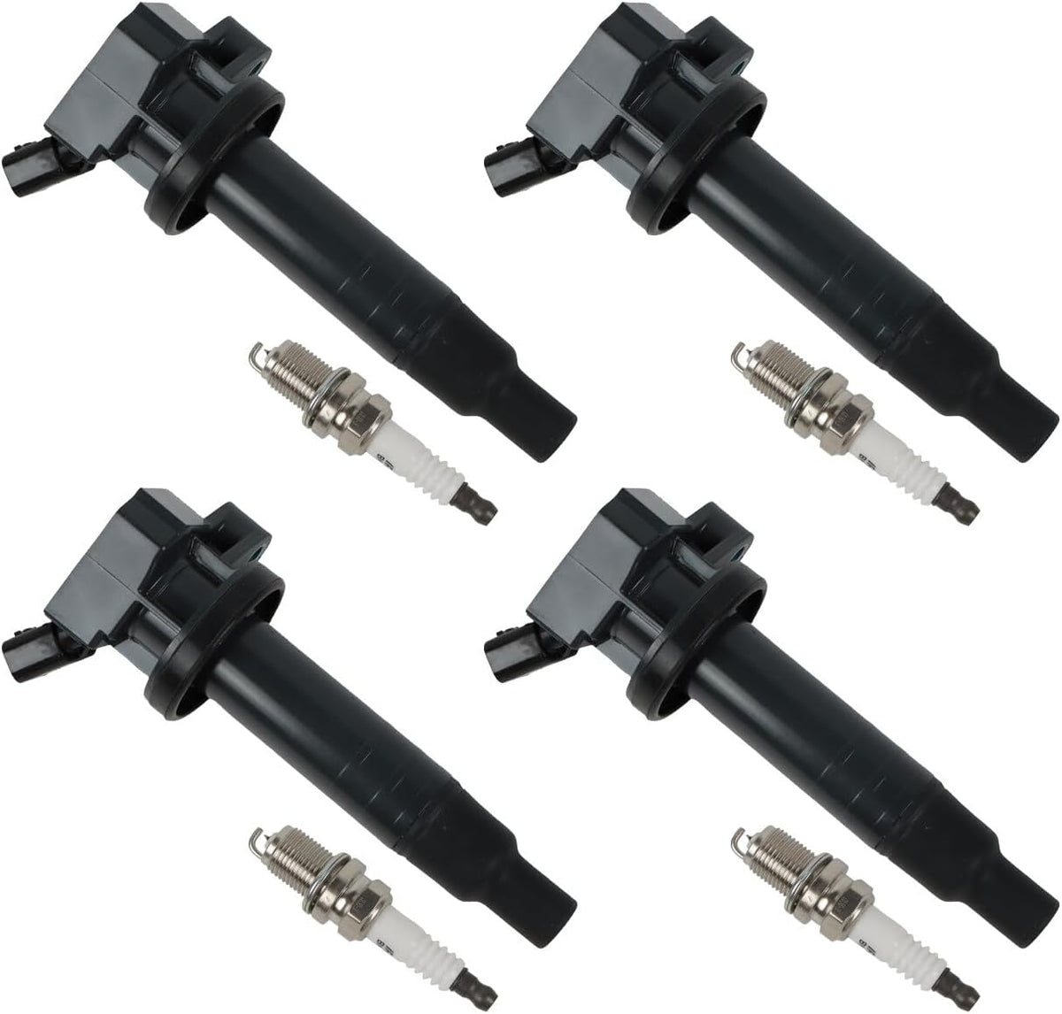 ya 9 10.24 4x Ignition Coils + 4x Iridium Spark Plugs for COROLLA for Toyota Matrix Celica00-08