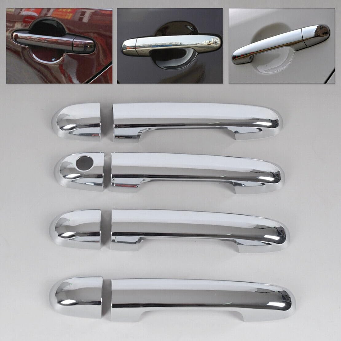 ya 11 9.14 zhengce Suitable for 12 11 10 09 for Kia Forte/Cerato Chrome Door Handle Cover Deco