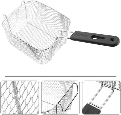 ya 14 9.20 baidi 2 Count Stainless Steel Frying S n Deep Basket with Handle Fryer Strainer-1
