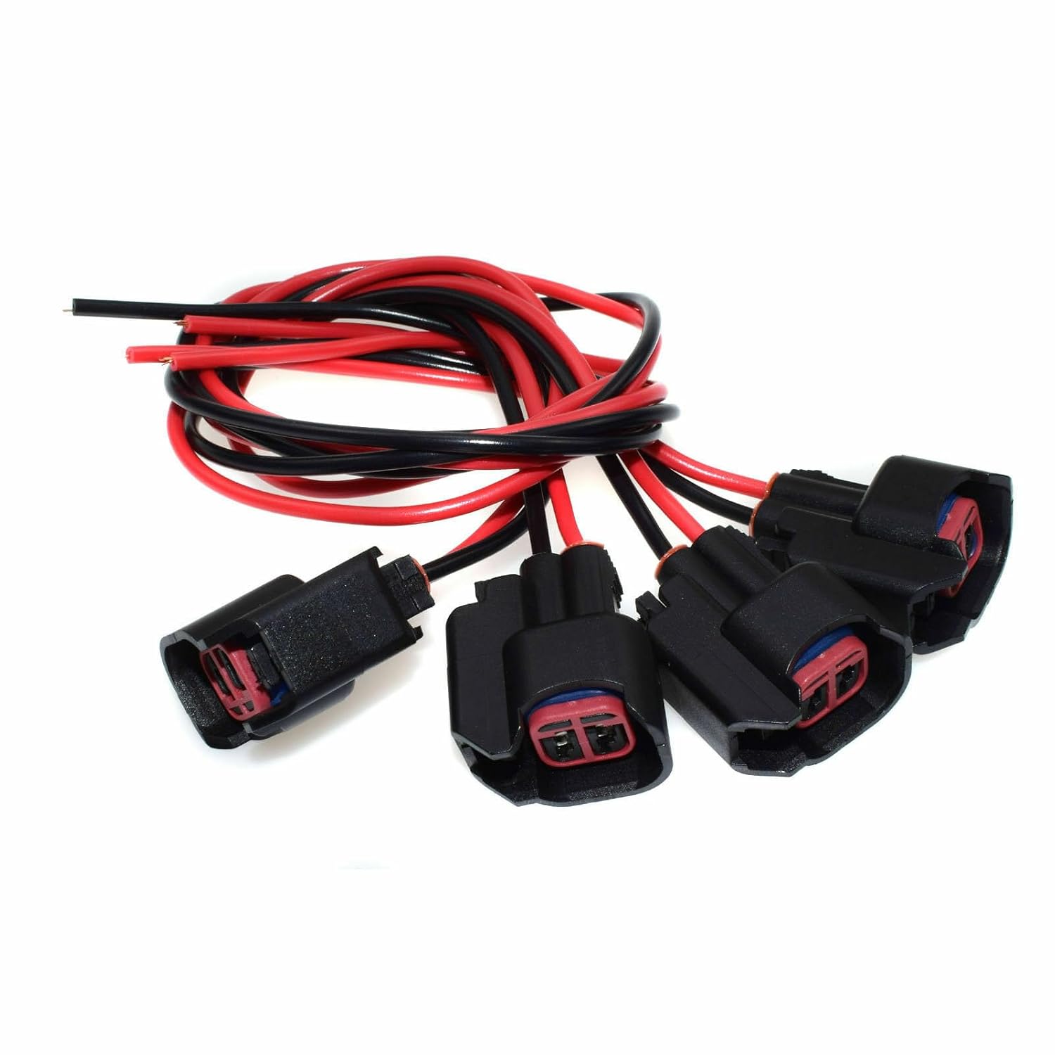 ya 2 8.15 4X Fuel Injector Harness Connector Tail Fiber Suitable for Ford for Lincoln for Mercury 1p1344