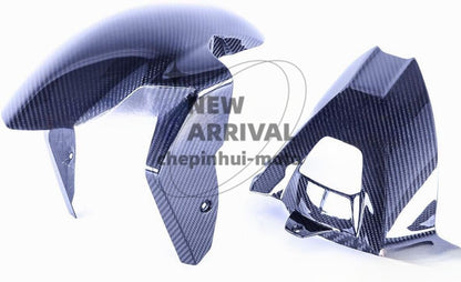 ya 7 8.24 baidi 100% Real Carbon Fiber Rear Hugger Front Fender for 2009-2018 S1000RR Mudguard