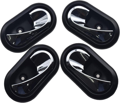 ya 2 8.15 8200733848 Inner Door Handle 4 Piece Set for Renault Logan Duster 2012-2016
