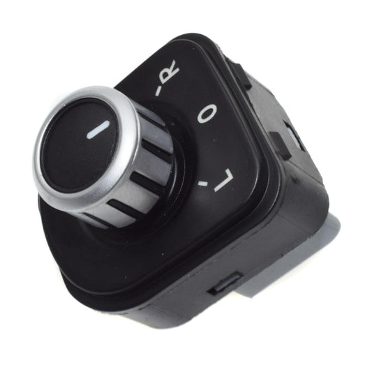 ya 5 8.10 Chrome Side Mirror Adjustment Switch Knob Suitable for VW for Golf for Jetta for Tiguan for Passat Rabbit