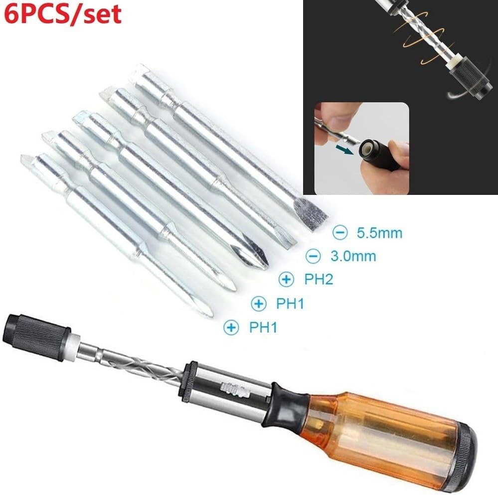 ya 26 10.21 baidi Repair Kit Screwdriver Bit 34x220mm 6 In 1 Accessories Alloy Steel + PP