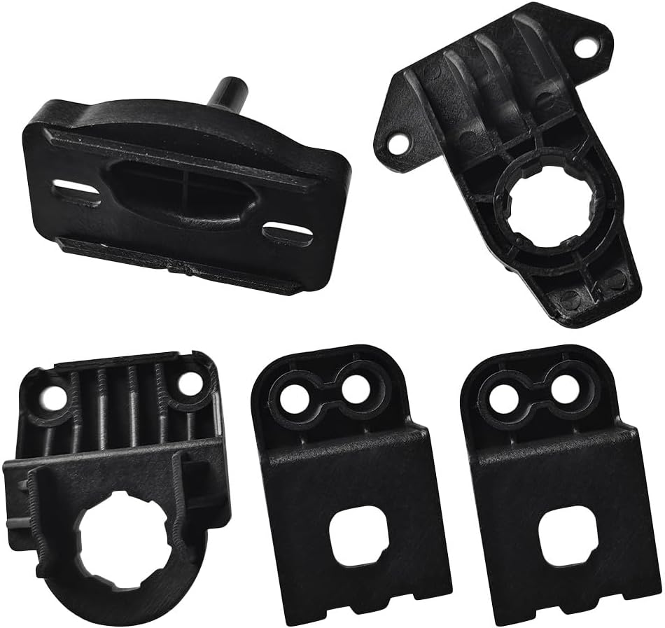 ya 5 8.10 Front Headlight Bracket Repair Kit Black for X5 G05 2019-2022 X6 G06 2020-2022