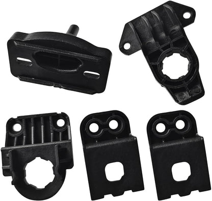 ya 5 8.10 Front Headlight Bracket Repair Kit Black for X5 G05 2019-2022 X6 G06 2020-2022