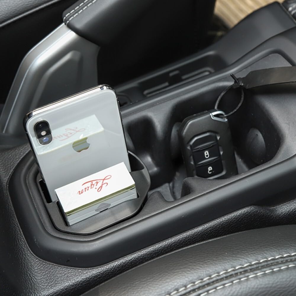 ya 6 8.24 baidi Water Cup Holder Storage Box Organizer for Jeep for Wrangler JL Gladiator JT 18-23