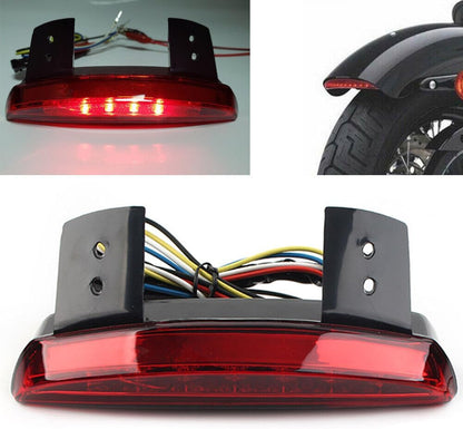 ya 10 9.16 zhengce For Harley Bobber Breakout LED Motorcycle Red Rear Fender Edge Brake Tail L