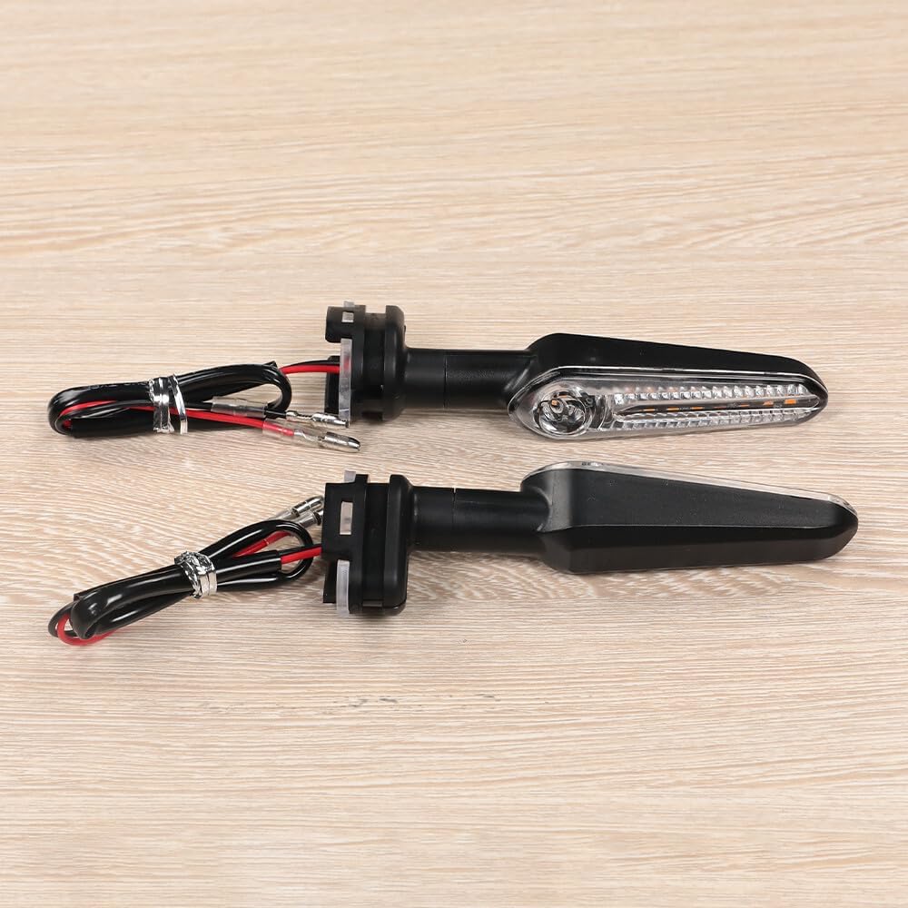 ya 13 9.15 baidi Front/Rear LED Turn Signal Light Blinker Flowing Flash Indicator Lamp for Yamaha