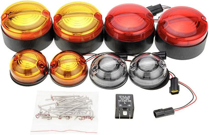 ya 7 8.24 baidi 8 Pack for Land Rover for Defender 90 110 130 LED Turn Signal Run Stop Tail Light 