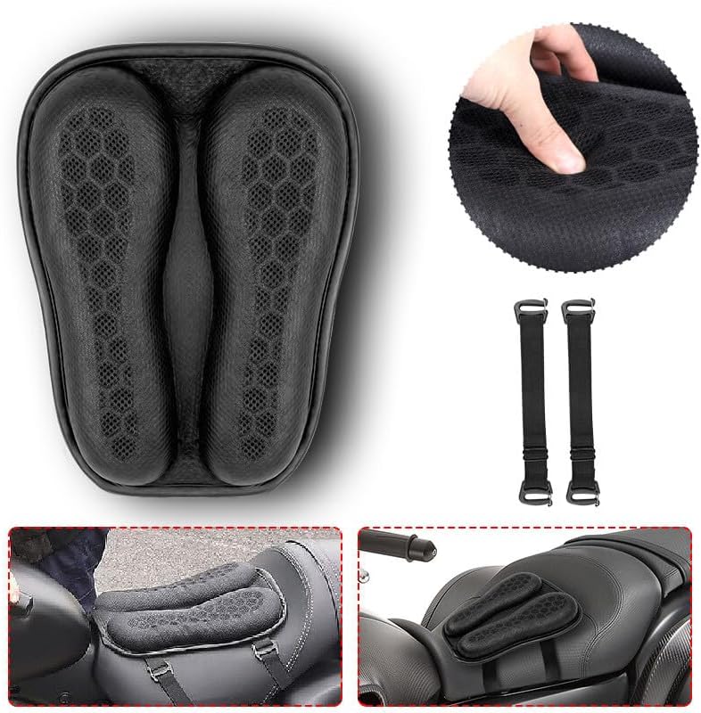 ya 5 8.24 baidi Universal Motorcycle for SEAT Cushion Cover Comfort Gel Pressure Relief Mat Pad NEW