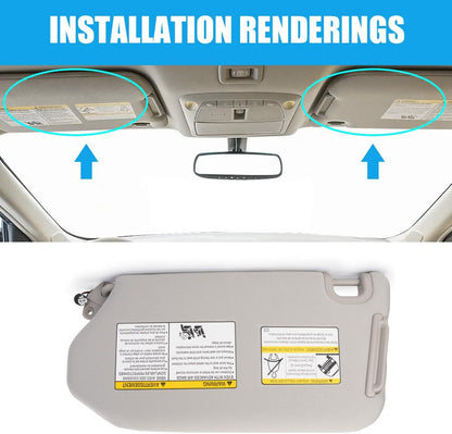 ya 11 9.14 baidi2PCS Left Right Sun Visor for Infiniti QX60 18 Perfection Plus 3.5L 96400-9PB0A